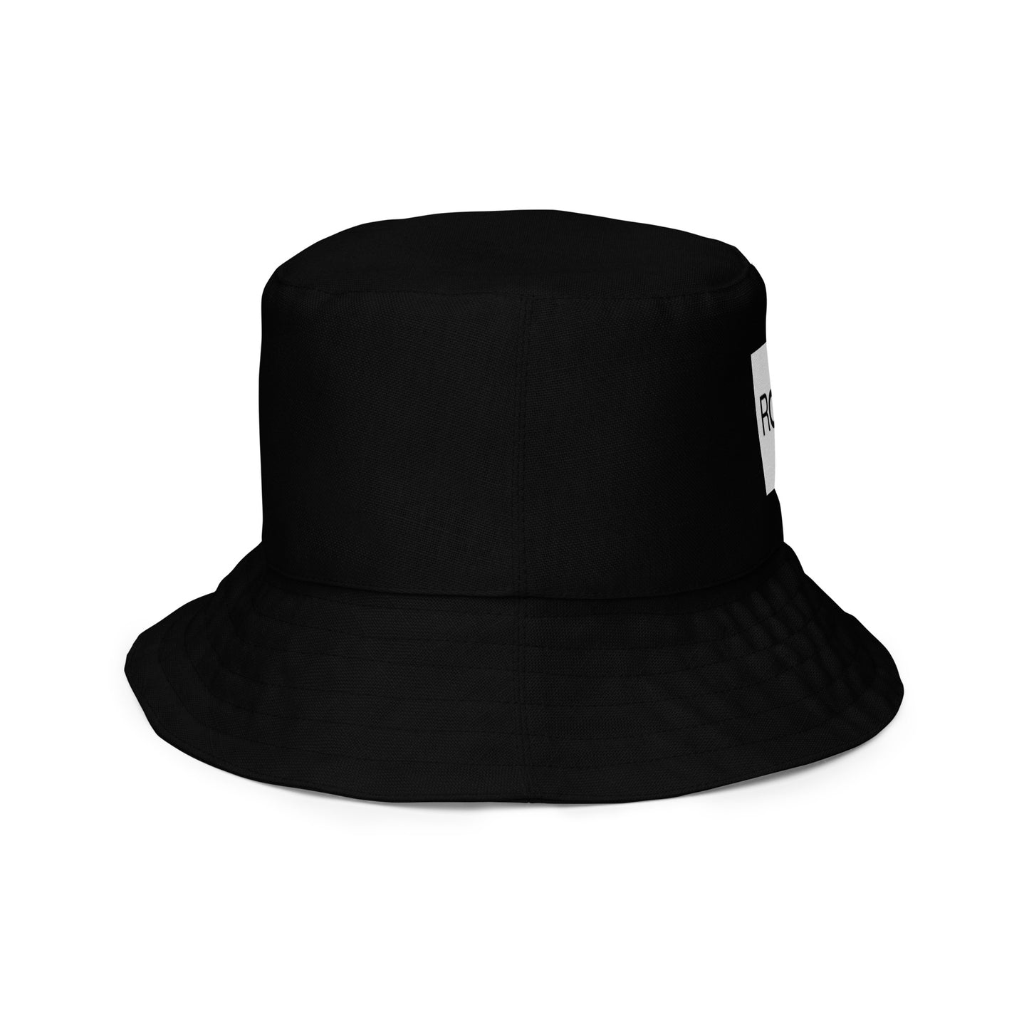 90's Black and White Roots Are Forever Reversible Bucket Hat