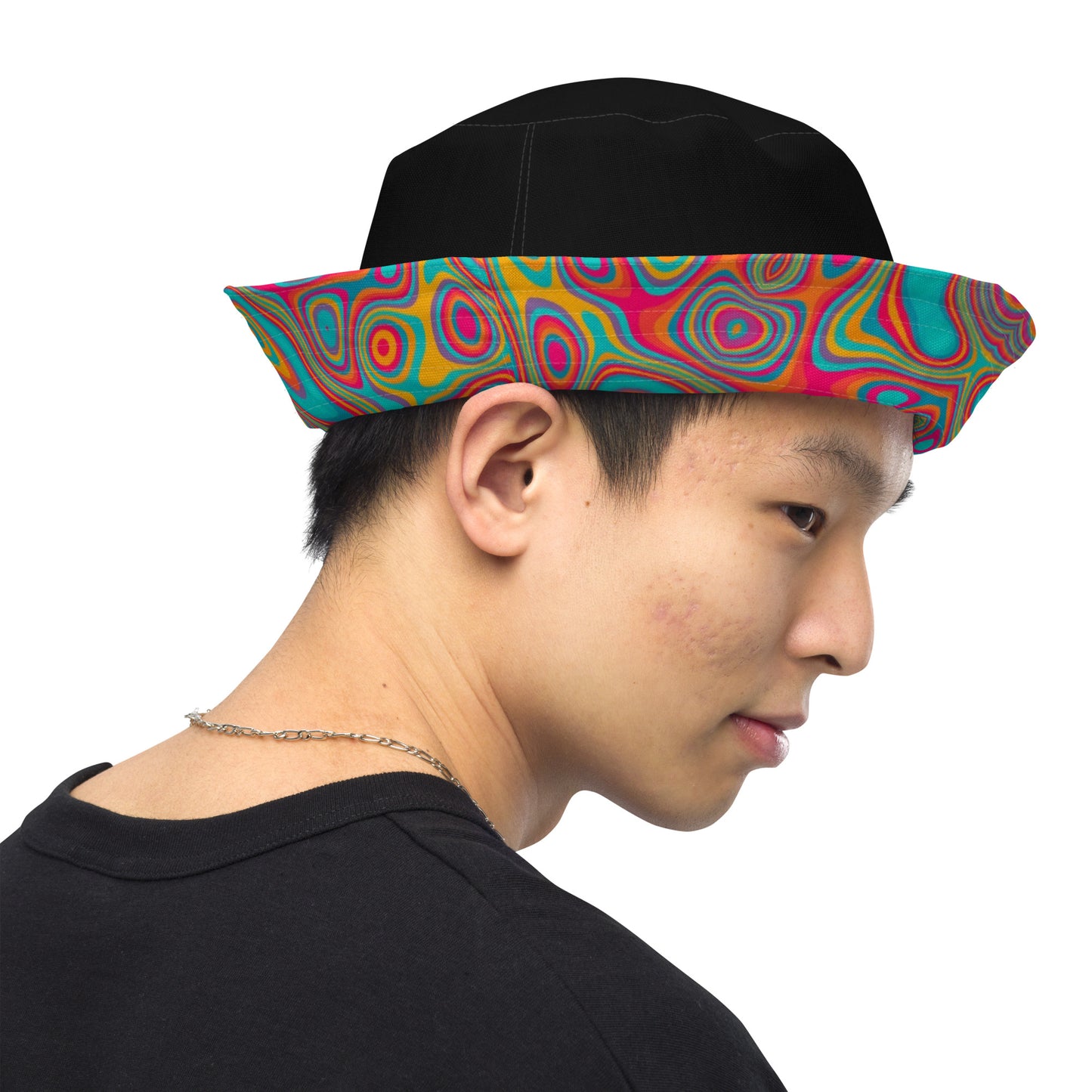 Wavy Roots bucket hat