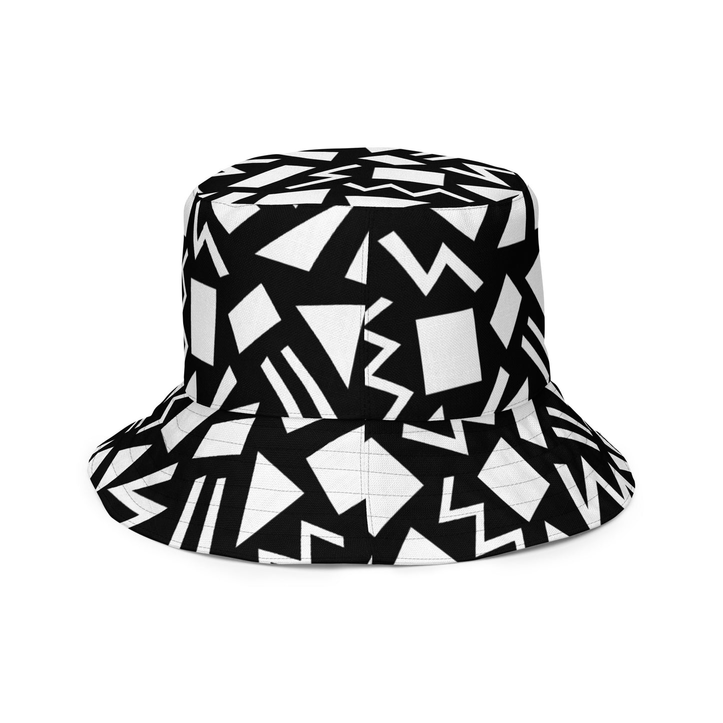 90's Black and White Roots Are Forever Reversible Bucket Hat