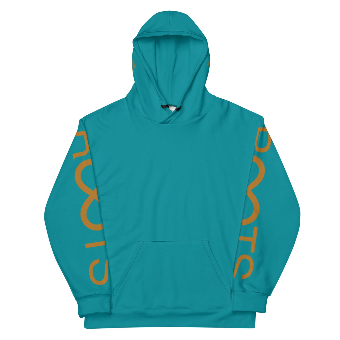 Teal & Gold Sacred Geo Roots Hoodie