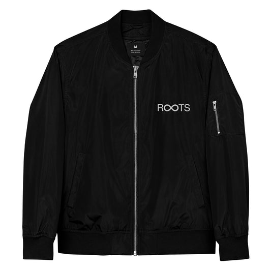 Roots Are Forever Premium recycled bomber jacket