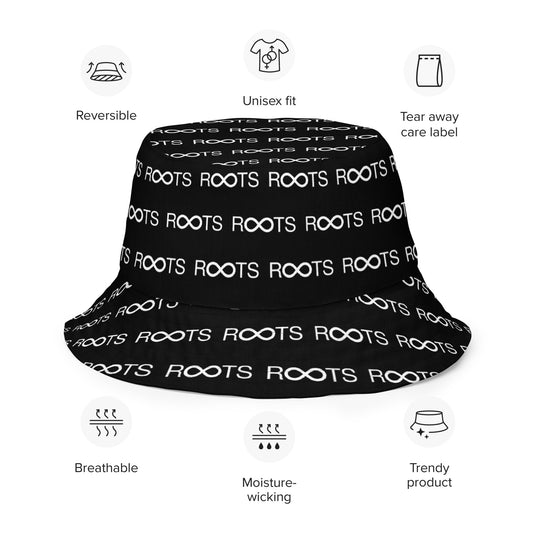 Roots Are Forever All Over Print Reversible bucket hat