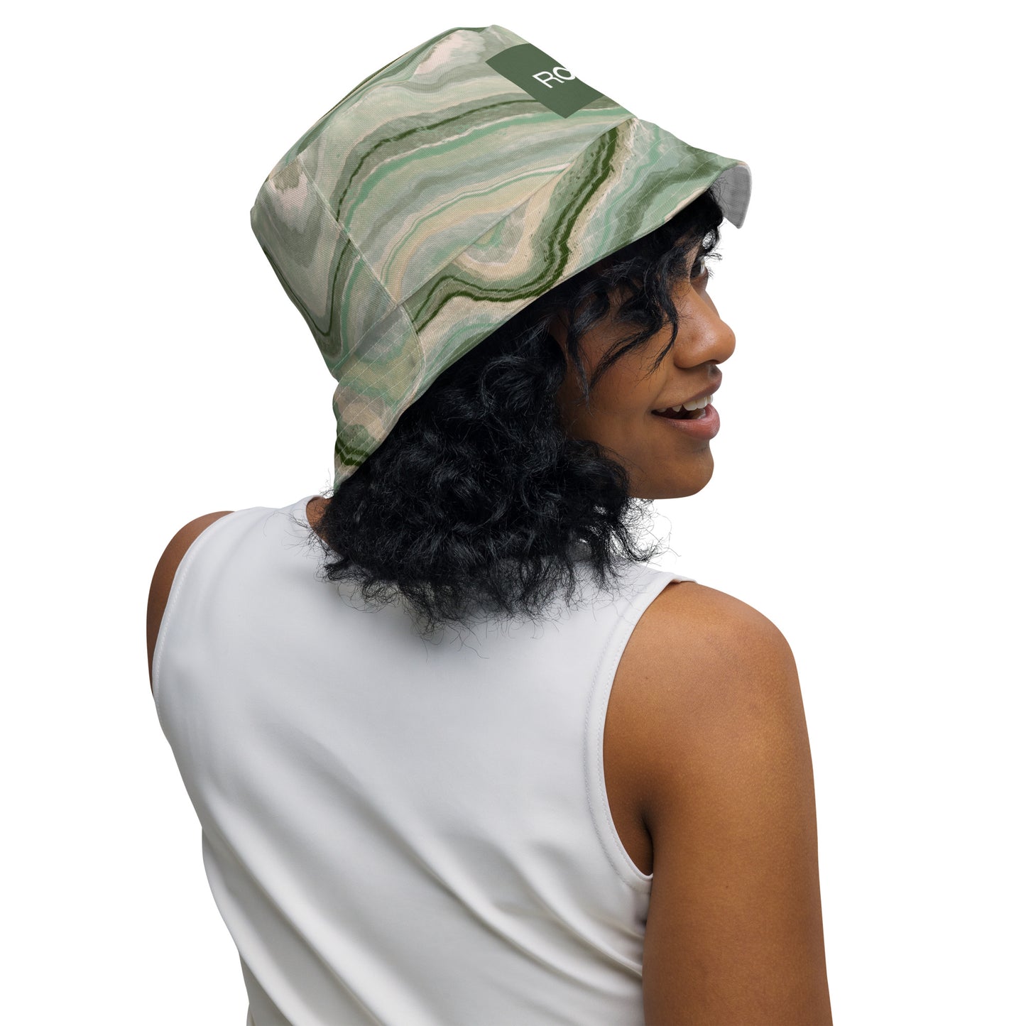 Green Marble Roots Are Forever bucket hat